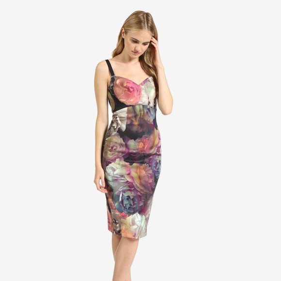 ted baker technicolour bloom dress
